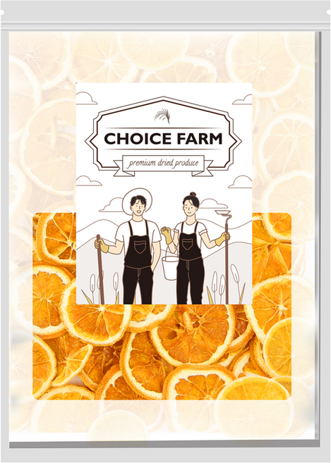 초이스팜 건오렌지 슬라이스 실속형, 1개, 60g