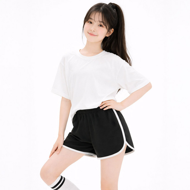 로시앤로우 여아용 플레이 랍바 반바지 SK013