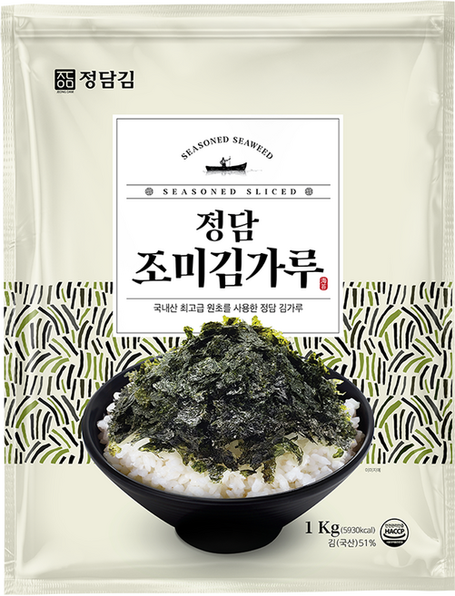 정담김 조미 김가루, 1kg, 1개