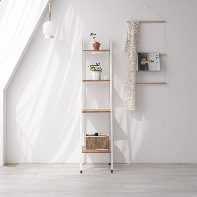 소프시스 위더스 데코 스탠드 선반 335, 화이트, 4단
