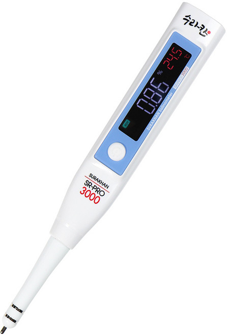 수라칸 디지털 염도 측정기 SR-PRO ELITE 3000, 혼합 색상, 1개