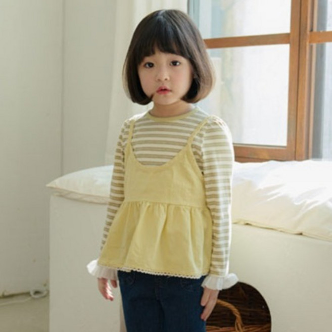 철수와영희 아동용 메르시 뷔스티에 조끼