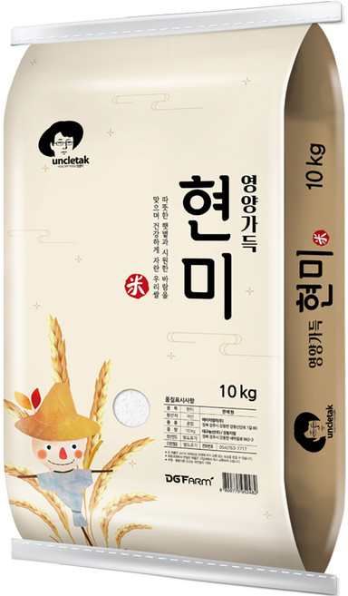 엉클탁 국산 현미, 10kg, 1개