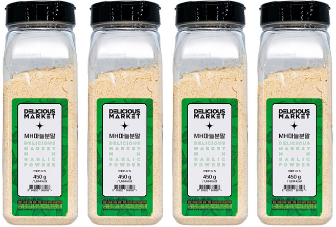 딜리셔스마켓 MH 마늘분말, 450g, 4개