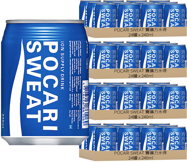 POCARI SWEAT 寶礦力水得, 240ml, 96罐