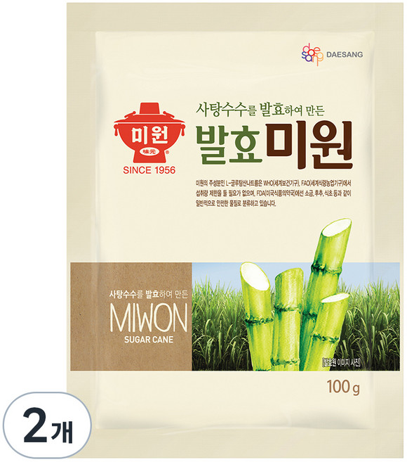 대상 발효 미원, 100g, 2개