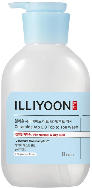 일리윤 세라마이드 아토 6.0 탑투토 바디워시 무향, 500ml, 1개 - 쿠팡
