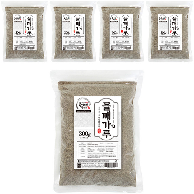 복이네먹거리 껍질째 들깨가루 탕용, 300g, 5개