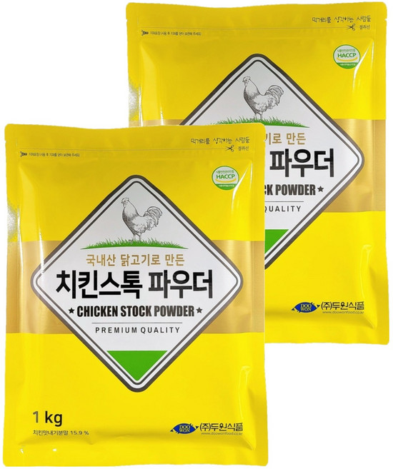 소스생활 치킨 스톡 파우더, 1kg, 2개