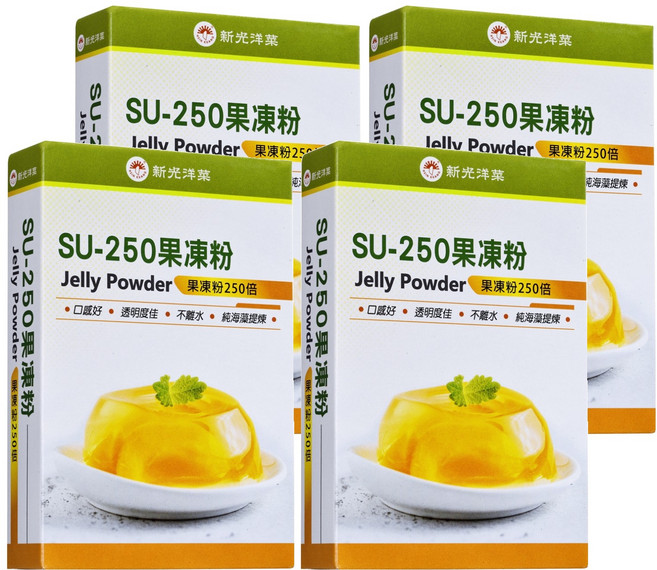新光洋菜 SU-250果凍粉, 50g, 4盒