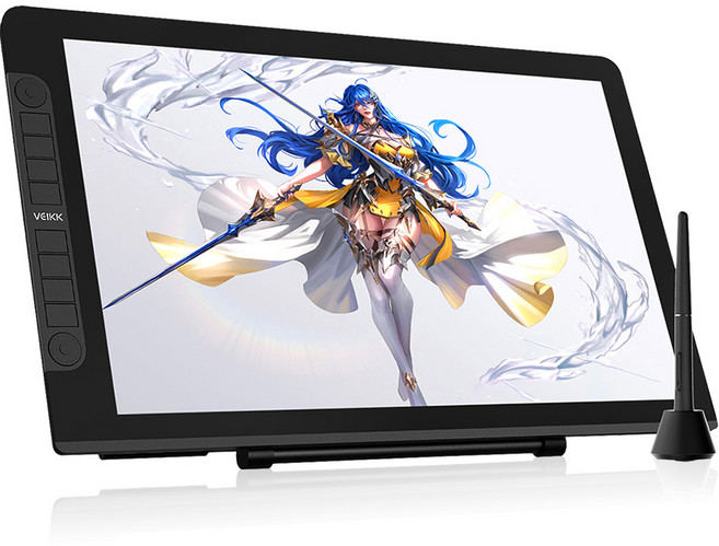 베이크 드로잉 액정타블렛, 블랙, VK2200PRO