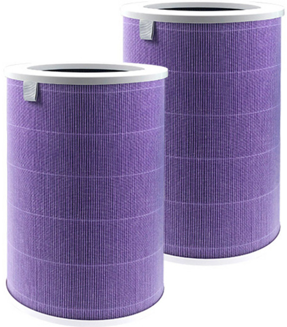 상상그램 샤오미 미에어 공기청정기 호환용 필터, 미에어 (퍼플), 2개