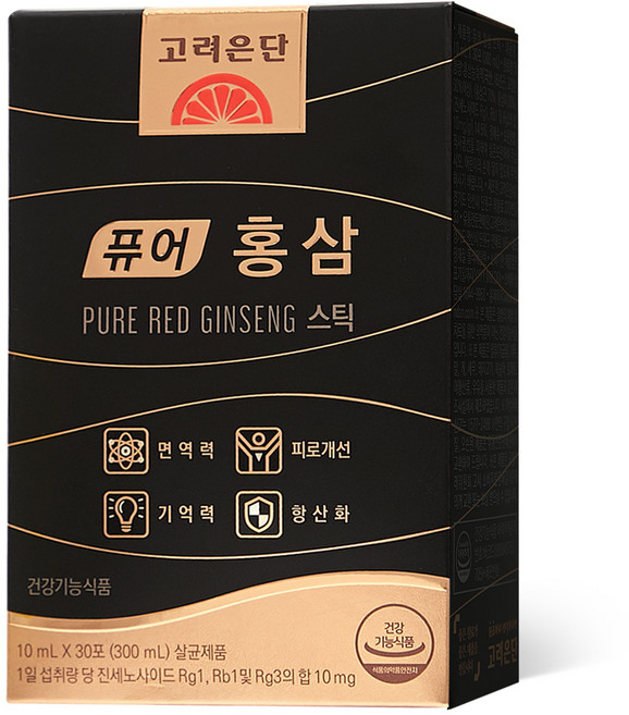퓨어 홍삼 스틱 300ml, 30회분, 1개