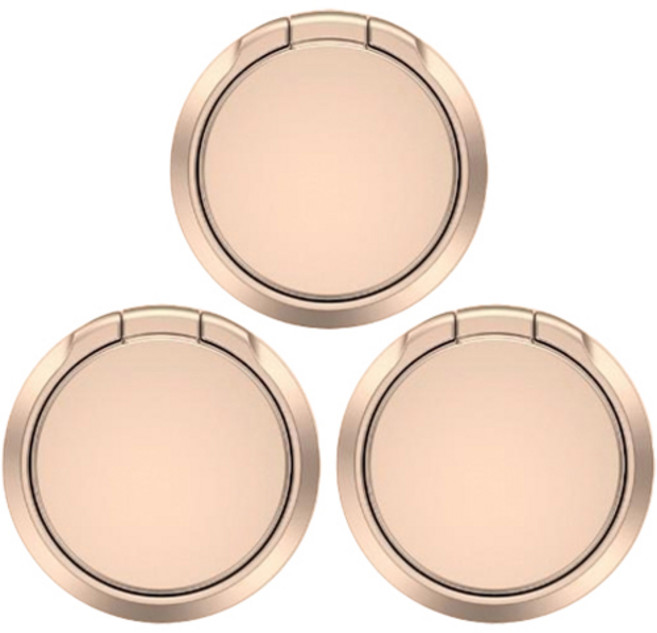 심플 파스텔 스마트링, 카키, 3개