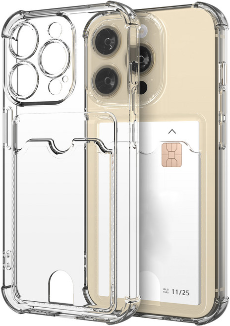 모란카노 업워드 카드수납 젤리 휴대폰 케이스 2p