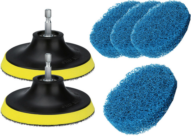 모나코올리브 전동 드라이버 탭 + 쓱싹 수세미 2p, 혼합색상, 2세트