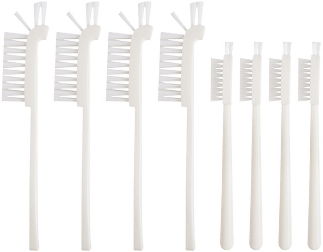 생활공식 모서리 틈새 청소솔 2종, 화이트, 4세트