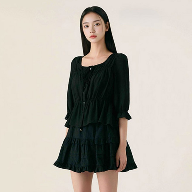 Roem 女款七分袖襯衫