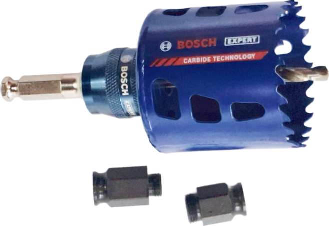 BOSCH 博世 台灣公司貨 鎢鋼鎢鋼圓穴鋸附轉接頭 2608900450 68mm, 1支