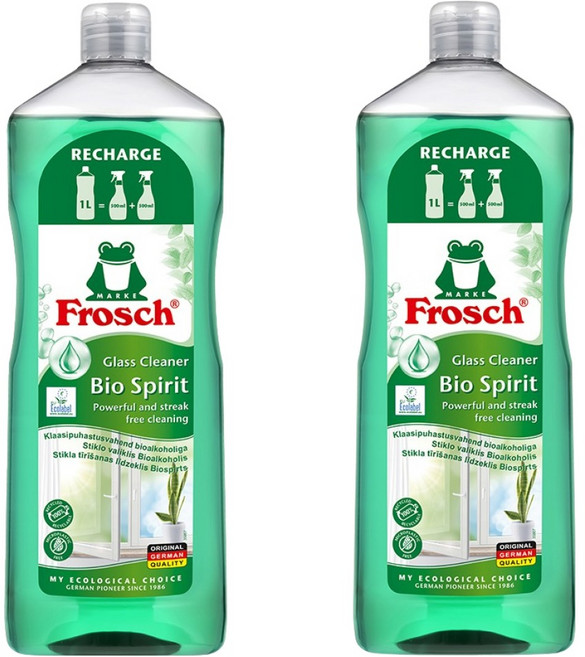 프로쉬 대용량 유리 세정제, 1L, 2개