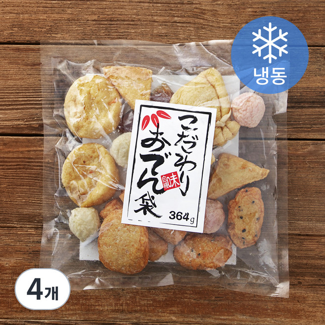 와카메 코다와리 오덴 후쿠로 (냉동), 364g, 4개