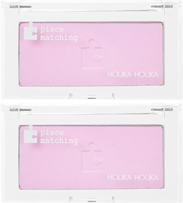 홀리카홀리카 피스 매칭 블러셔 3.3g, 클린라벤더, 2개