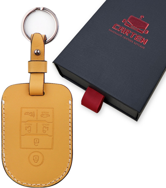 카템 장인 스마트키 케이스, 허니 옐로우, CT023(K04)