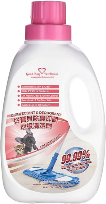 GBPH 好寶貝 寵物除臭防護地板清潔劑, 1瓶, 1.2L
