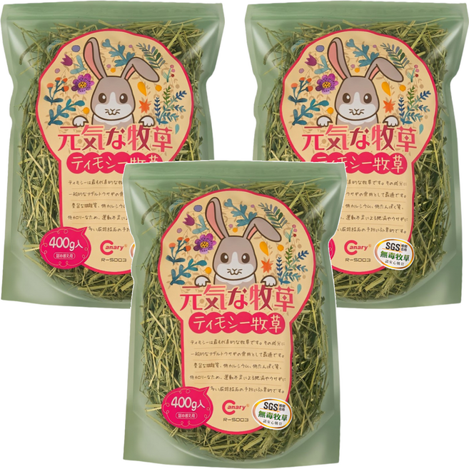 Canary 元氣提摩西草 R-S003, 400g, 3包