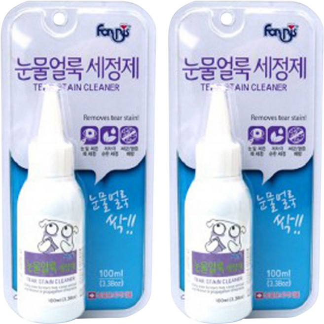 포켄스 포비스 눈물얼룩 세정제, 2개, 100ml