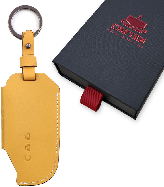 카템 장인 스마트키 케이스, 허니 옐로우, CT023(K08)