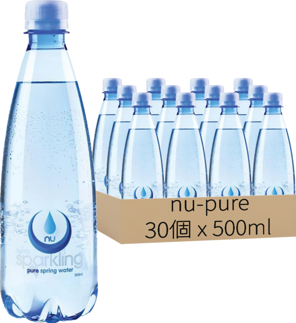 nu-pure 氣泡水, 500ml, 30個