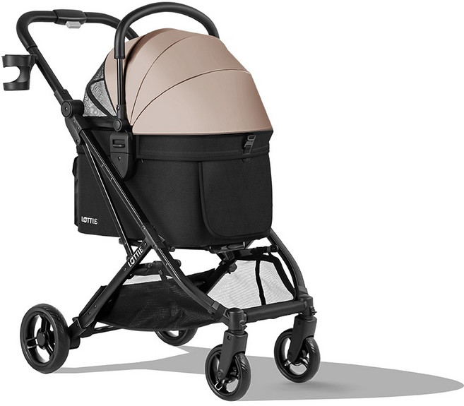 로띠에 반려동물 노블레스돔D 프리미엄 분리형 유모차, 베이지