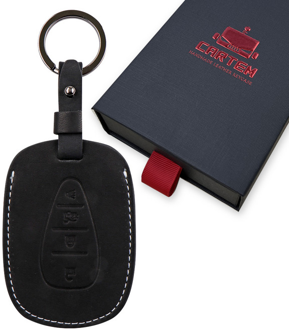 카템 장인 스마트키 케이스, 시크 블랙, CT023(C02)