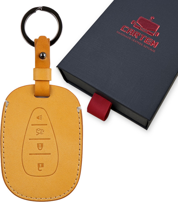 카템 장인 스마트키 케이스, 허니 옐로우, CT023(C02)