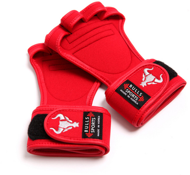 불스스포츠 리스트랩 4구장갑, 레드, 2개
