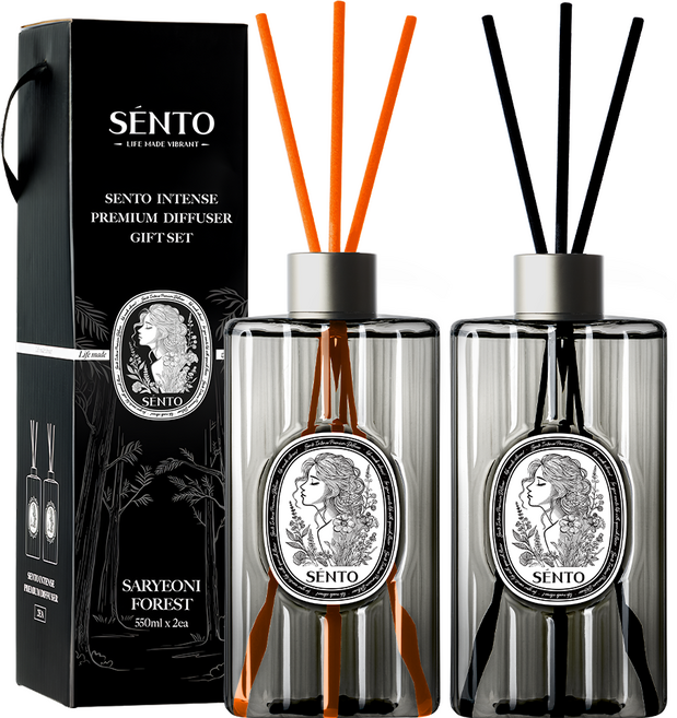 센토 인텐스 프리미엄 대용량 디퓨저, 사려니숲길, 550ml, 2개