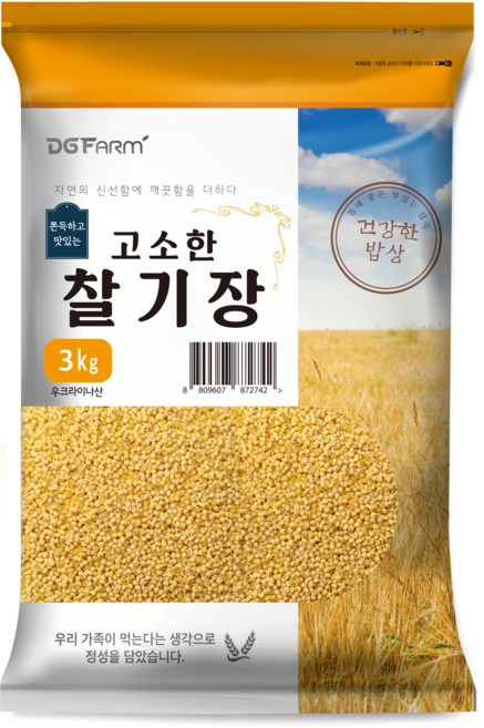 대구농산 찰기장, 3kg, 1개
