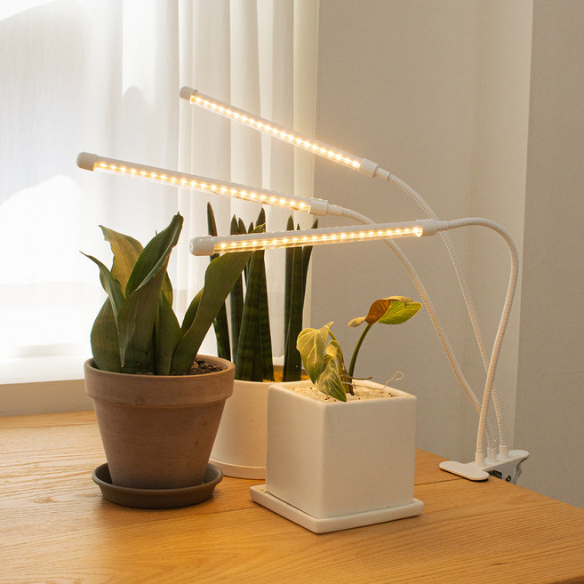 LED 식물등 조명 1컬러 3헤드, 03 화이트