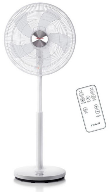 신일 좌석용 BLDC 리모컨 높이조절 스탠드 가정용 선풍기 40cm, SIF-D16JP