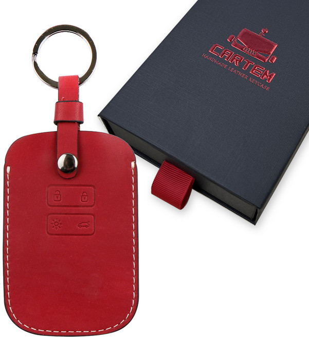 카템 장인 스마트키 케이스, 레드 와인, CT023(S01)