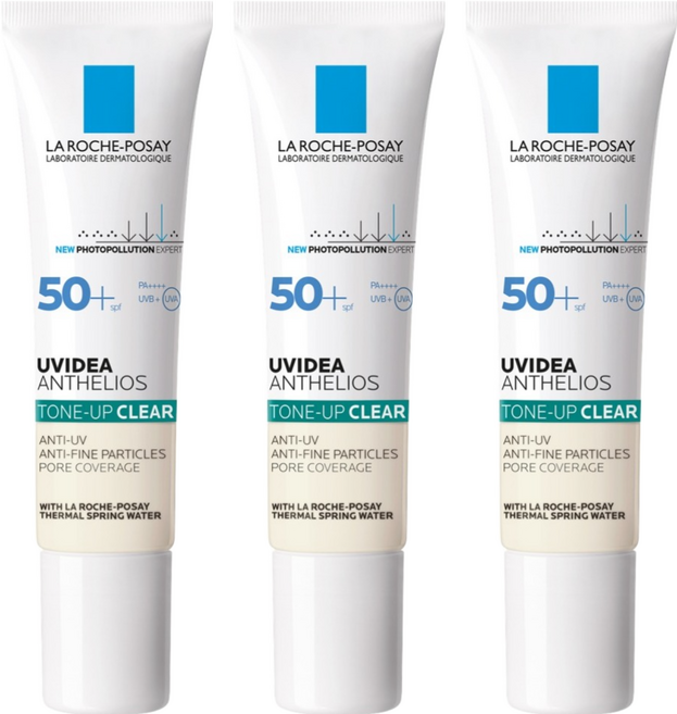 LA ROCHE POSAY 理膚寶水 台灣公司貨 全護極致抗油光防曬亮白乳 SPF50+ PA++++ UVA PRO, 30ml, 3條