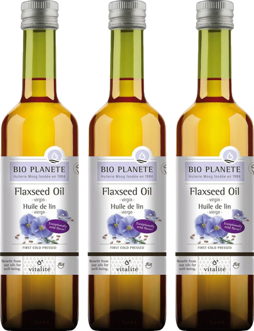 BIO PLANETE 碧歐星球 天然初榨亞麻仁油, 250ml, 3瓶