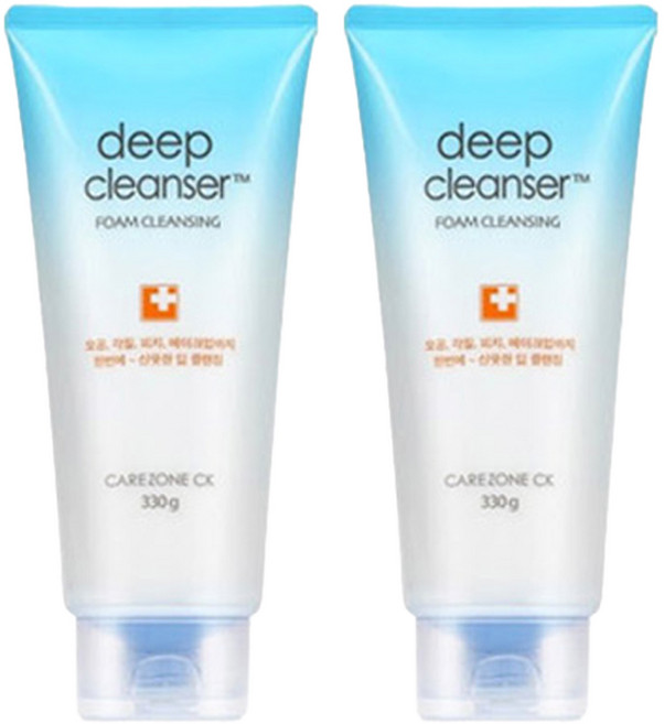 케어존 씨케이 딥 포밍 클렌저, 330g, 2개
