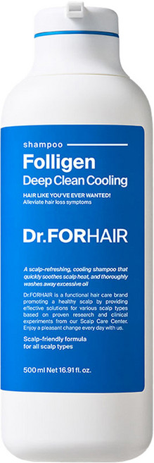 닥터포헤어 딥 클린 쿨링 샴푸, 500ml, 1개