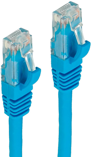Bravo-U Cat6超高速傳輸網路線, 藍色, 2m, 2條