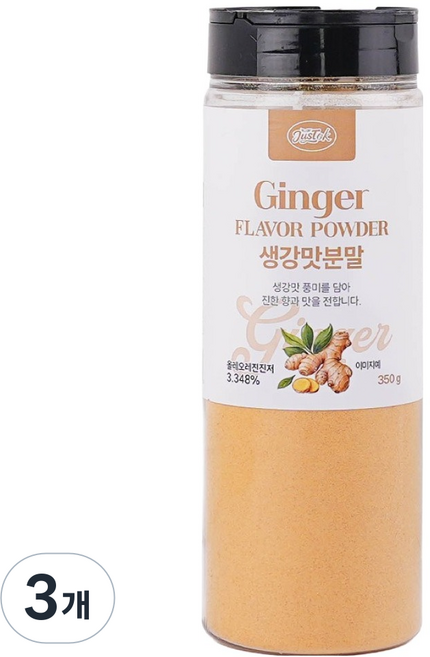첫맛 생강맛 분말, 350g, 3개