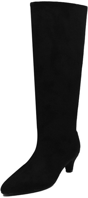 사뿐 여성용 루아르 스틸레토 롱부츠 스웨이드