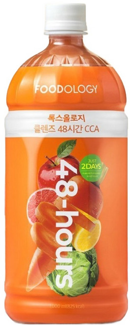 푸드올로지 톡스올로지 48시간 CCA 클렌즈주스, 1L, 1개