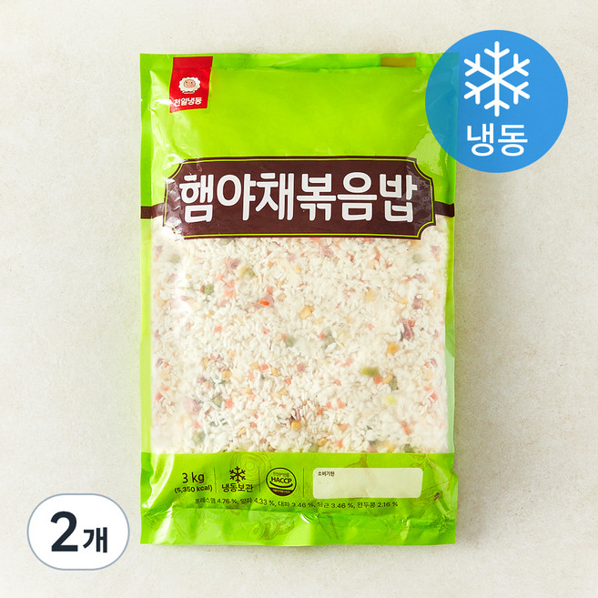 천일냉동 햄야채볶음밥N (냉동), 3kg, 2개
